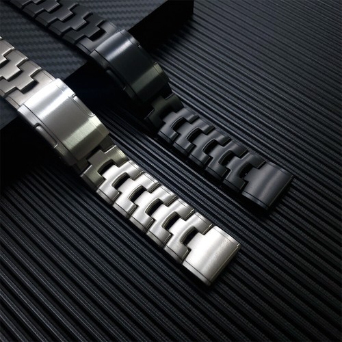 Bracelet de montre en titane Quick Fit 22 mm pour Garmin Fenix 8 7 Pro 6 Approach S62 - Photo 5 sur 22