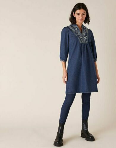 esmara denim dress Esmara denim dress In a fashionable shirt blouse style 99% Cotton 18$ #denimstyle #esmaradenim #esmara #esmara_shop