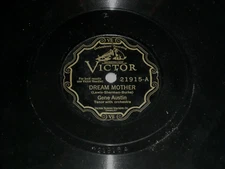 GENE AUSTIN-Dream Mother (1929) VICTOR 10" Shellac Single