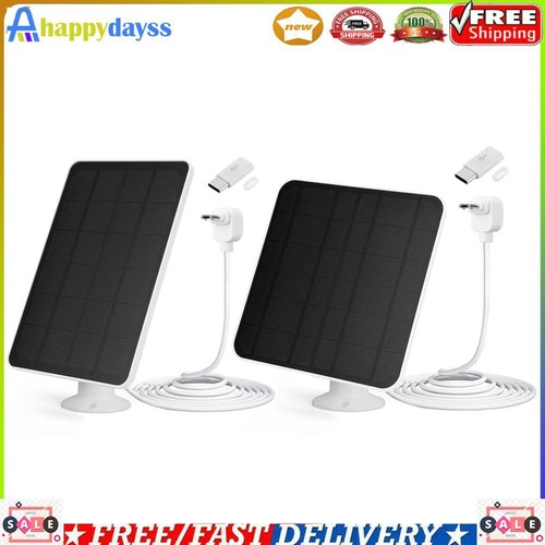 4W/6W 5V Solar Panel Charger Durable Solar Battery Charger for Arlo Pro 2/3/4