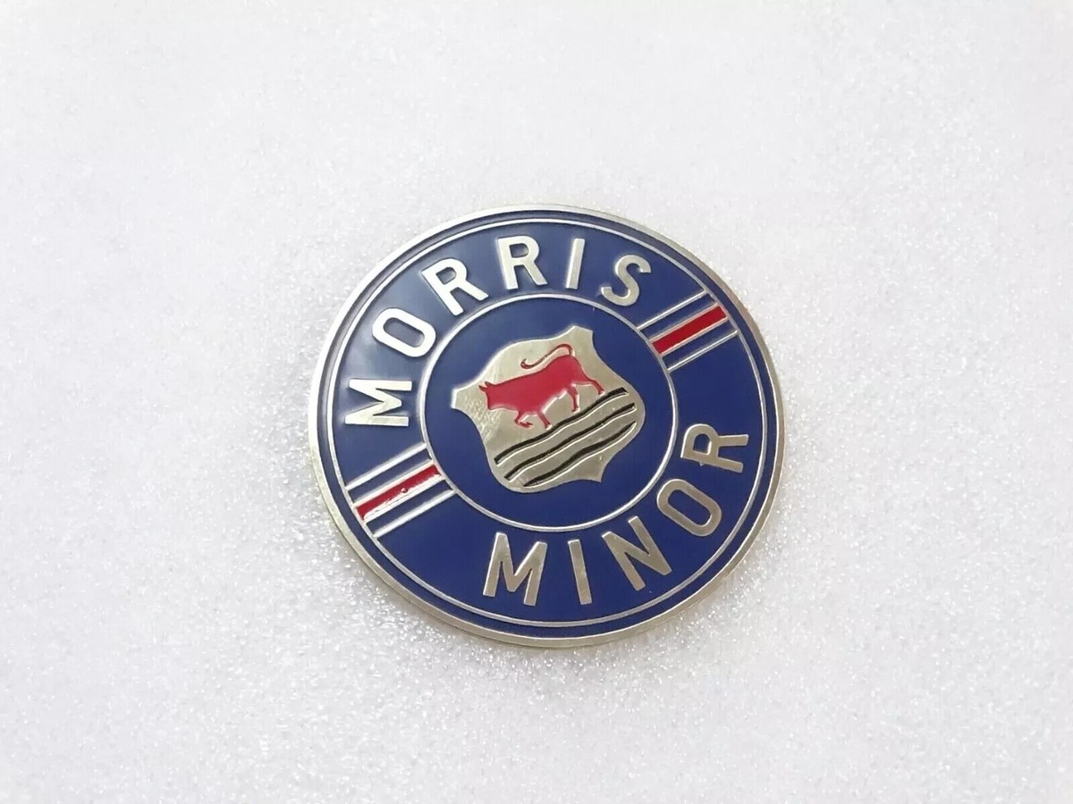 Vintage Brass Morris Minor Car Radiator Badge Emblem Logo Emblem