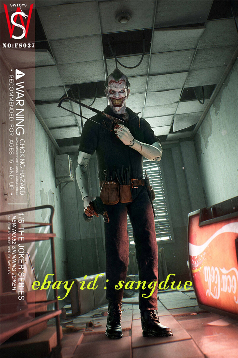 swtoys fs037 1/6 Skinning Joker アクションフィギ SWTOYS FS037 1/6 The Joker Series 52 Skinning Joker Action