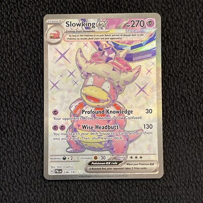 Slowking ex - 238/193 - Pokemon Paldea Evolved Full Art Ultra Rare Card NM  | eBay