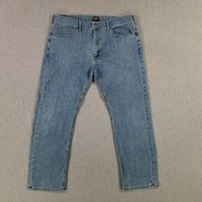 Lee Straight Fit 38x30 Blue Jeans Super Soft ...