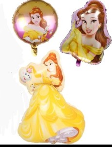 Beauty And The Beast Party Supplies Balloon Bouquet Decoration Princess Belle 