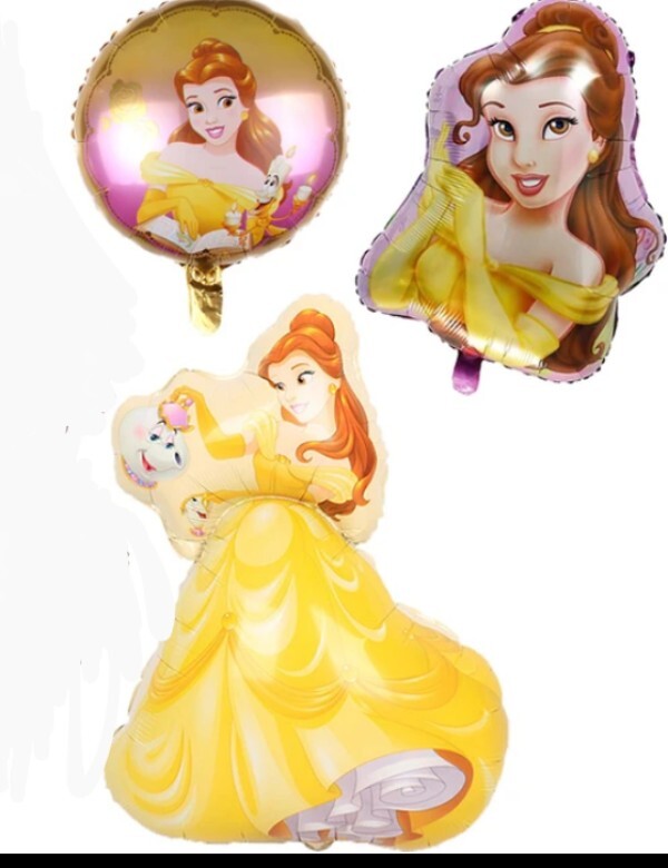 Beauty And The Beast Party Supplies Balloon Bouquet Decoration Princess Belle 