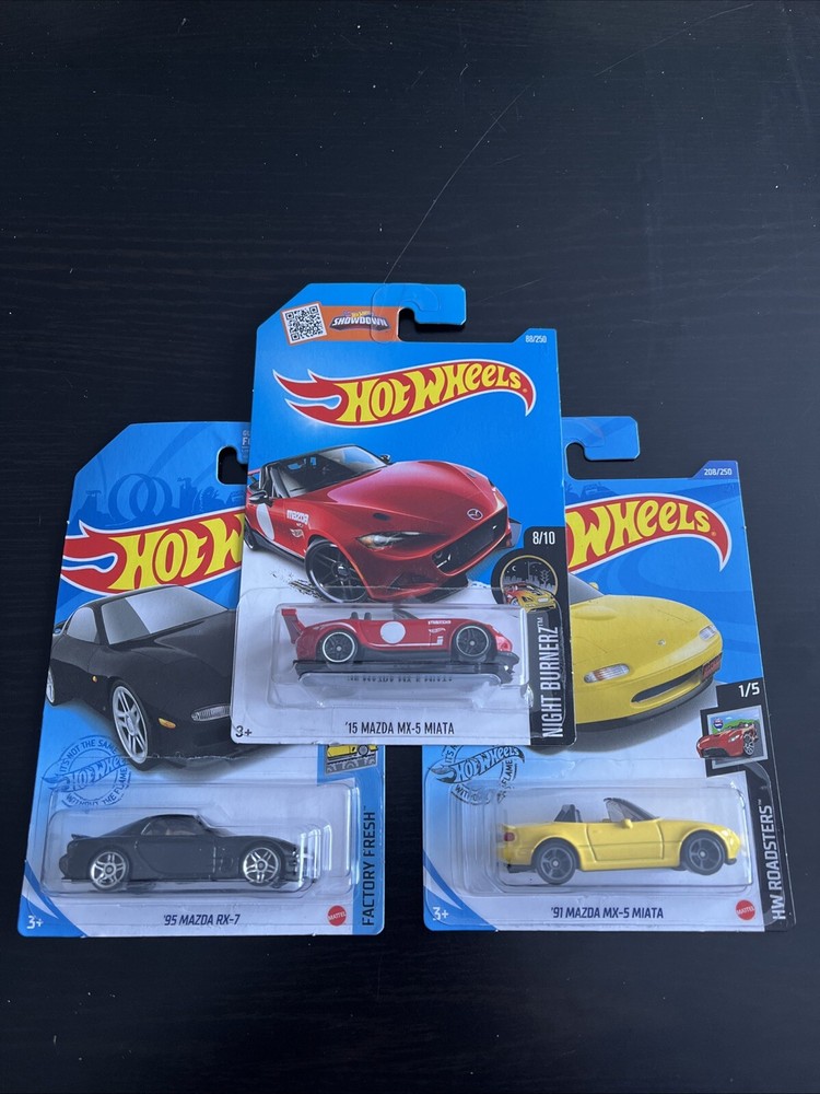 hot wheels mazda Lot of 3