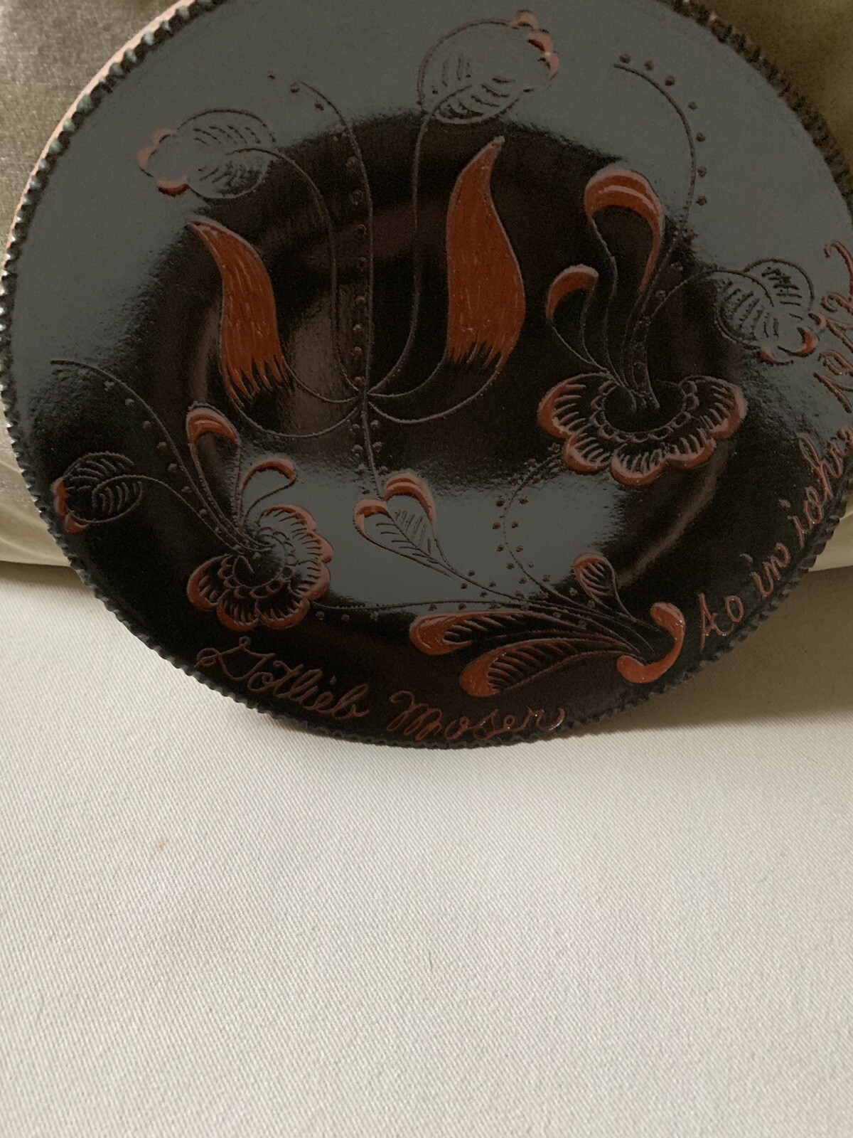 Wisconsin Pottery Redware 9” Plate Signed & Dated eBay