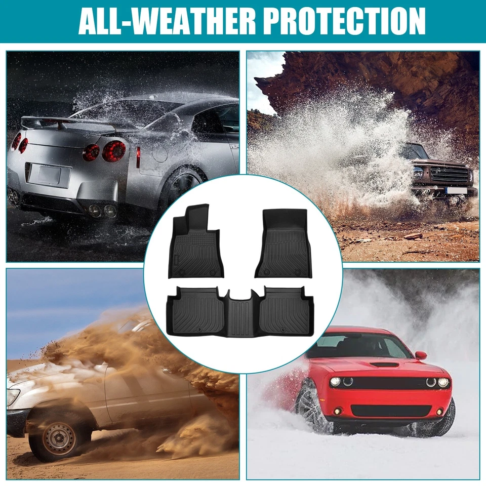 Alfombrillas para todo tipo de clima Genesis G80 2021 forros delanteros y traseros Foto 2 de 4