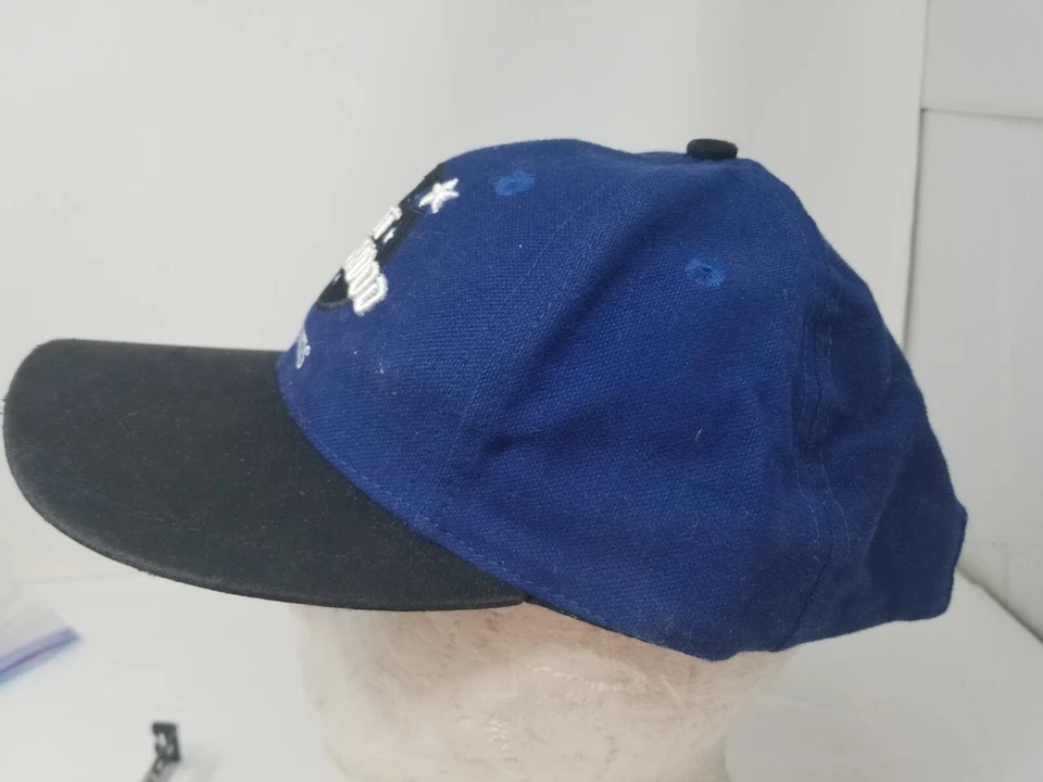 Planet Hollywood Сент-Луис шляпа крышка вышитый синий черный 1995 хлопок - Изображение 4 из 4
