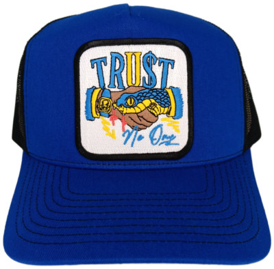 MV Trucker Hat TRUST NO ONE - UV Protection, Adjustable Strap (More Colors)