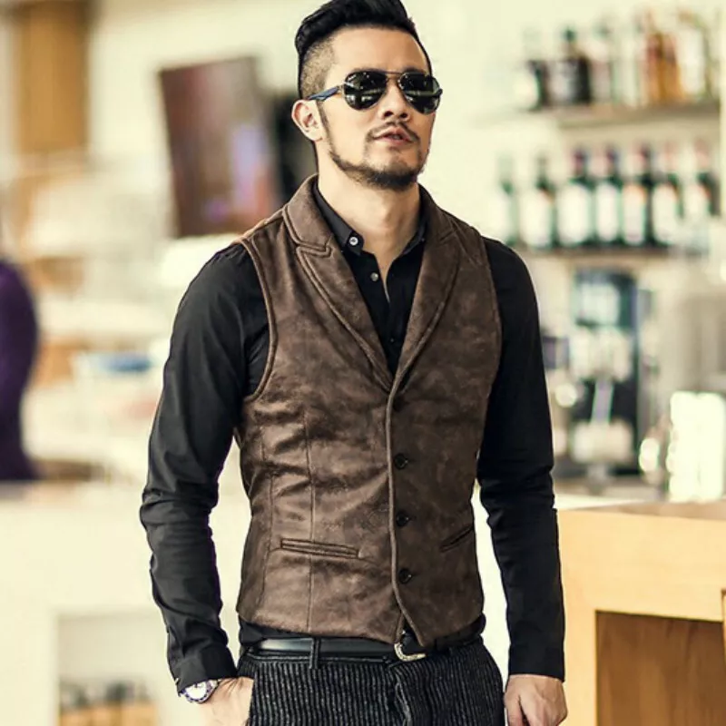 gilet daim homme