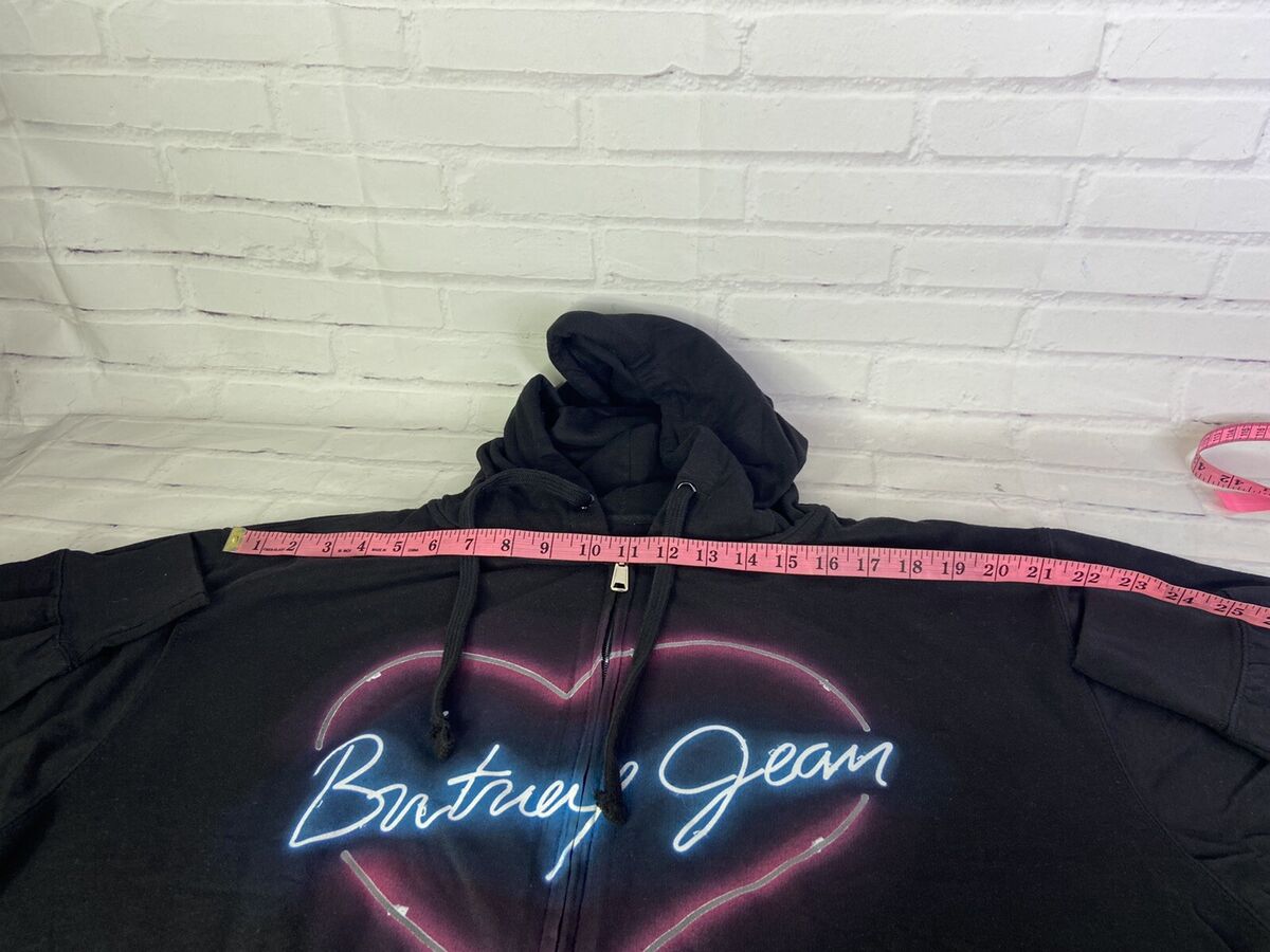 NEW Britney Jean Spears Heart Logo Full Zip Hoodie Unisex NEW Britney Jean Spears Heart Logo Full Zip Hoodie Unisex