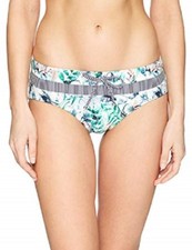 prAna Cadi Bottom Swim Bottoms, White Bali, Medium