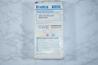 Open Box Konica Minolta 947-611 Black Developer For 6192/6190/5370 Same Day Ship