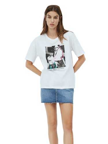 T-SHIRT - DONNA - Pepe jeans - ARIA 808 - COTONE - BIANCO - PL504519 | eBay