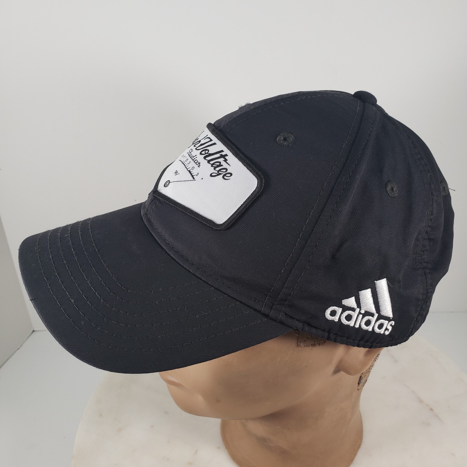 High Voltage Studios Hat Patch Logo Cap Black Adi… - image 6