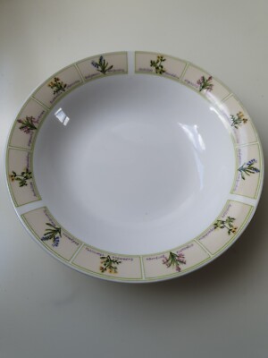 Vintage Retro Trade Winds Geschirr weiß Schale Blumenmuster