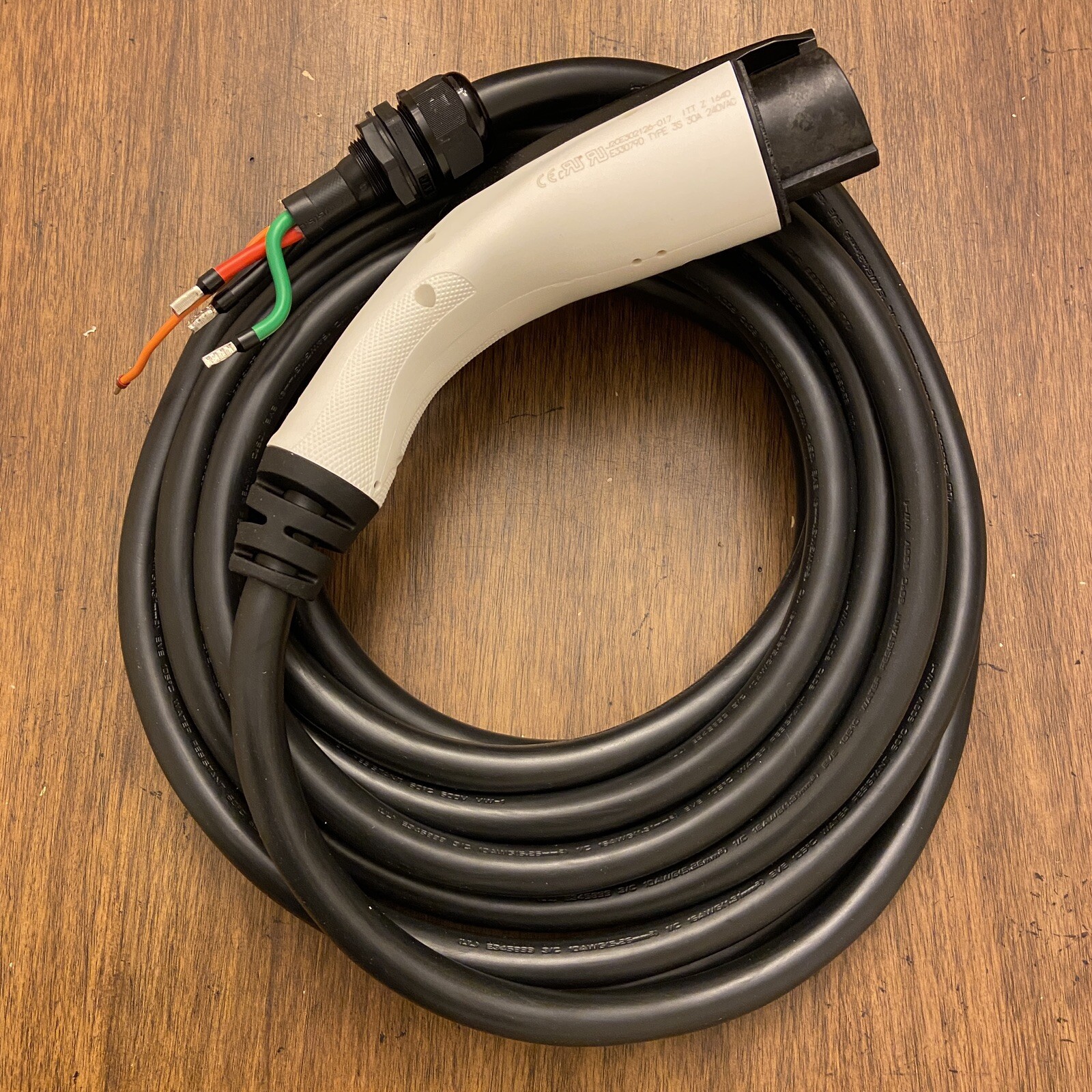 Replacement J1772 Cord cable for Bosch EV400 series EV Charger charging station