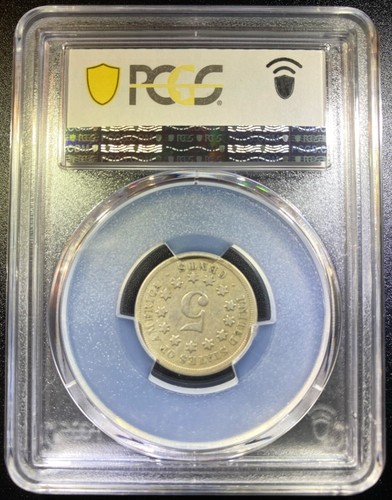 1868 Shield Nickel PCGS F15 - Picture 2 of 7