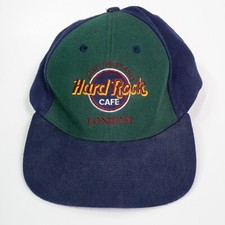 Vintage 90s Hard Rock Cafe London Love All Color Block Snapback Hat