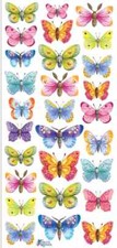 Violette Stickers Bright Foil Butterfly Stickers Scrapbook Craft Planner Supply