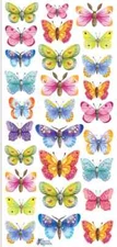 Violette Stickers Bright Foil Butterfly Stickers  Scrapbook Craft Planner Supply
