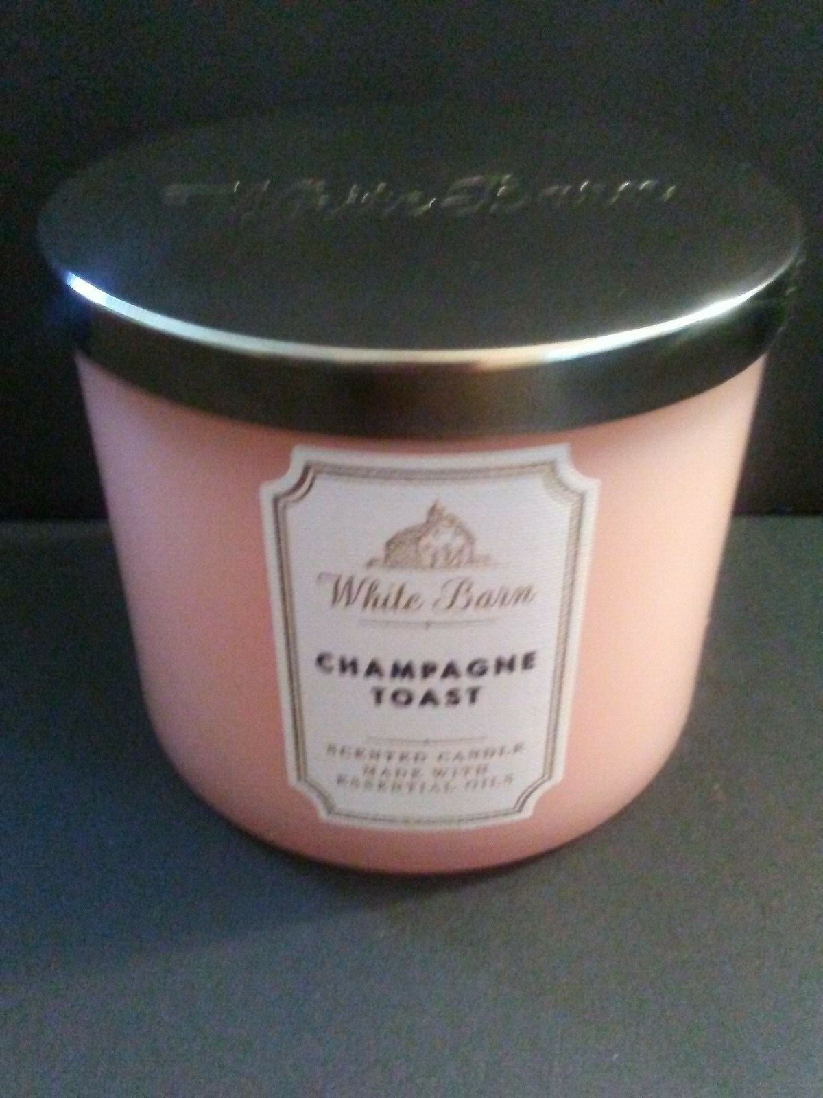 WHITE BARN CHAMPAGNE TOAST CANDLE 14.5 oz IN JAR eBay