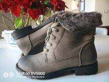 Scarponcini Scarpe Da Neve Donna Pelliccia Taglia 39