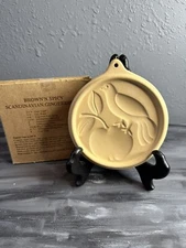 museum of american folk art Round Cookie Mold 4.5 Inch Bird In A Fruit Tree