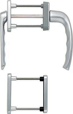 HOPPE Balkontür Griff Grt. New York 099KH/961N/U10/? Alu.F1 63-73mm 4-KT.7mm