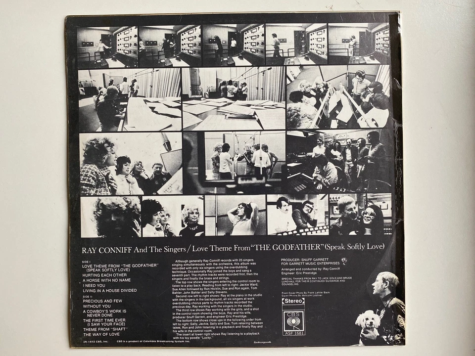 Ray Conniff and The Singers Love Theme From The Godfather 12" Vinyl LP CBS Aus - Image 2 of 4