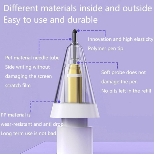 NEW Sensitivity Accessories Nib Pencil Tips Replacement For Apple Stylus H8L2 - Photo 7/11
