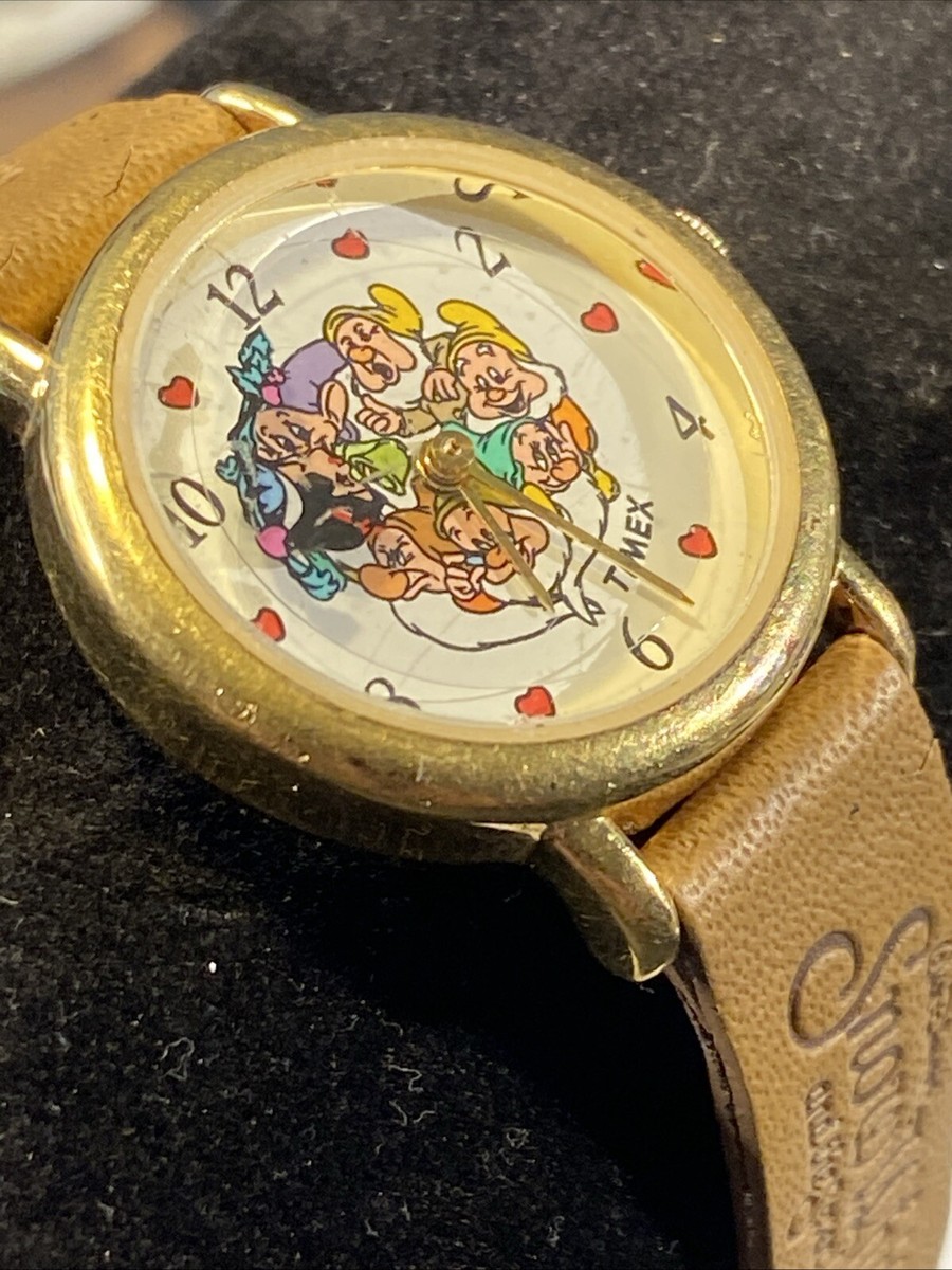 Vintage Snow White And The Seven Dwarfs Timex Watch New  display picture 1