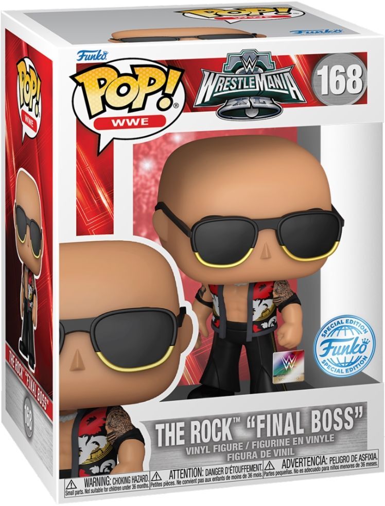 Merchandising Wwe: Funko Pop! - The Rock - Final Boss (Wrestlemania 40)
