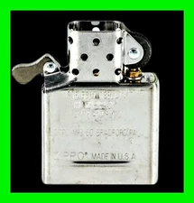 New Regular Zippo Lighter Insert Only -  Chrome Replacement - Unfired Full Size 