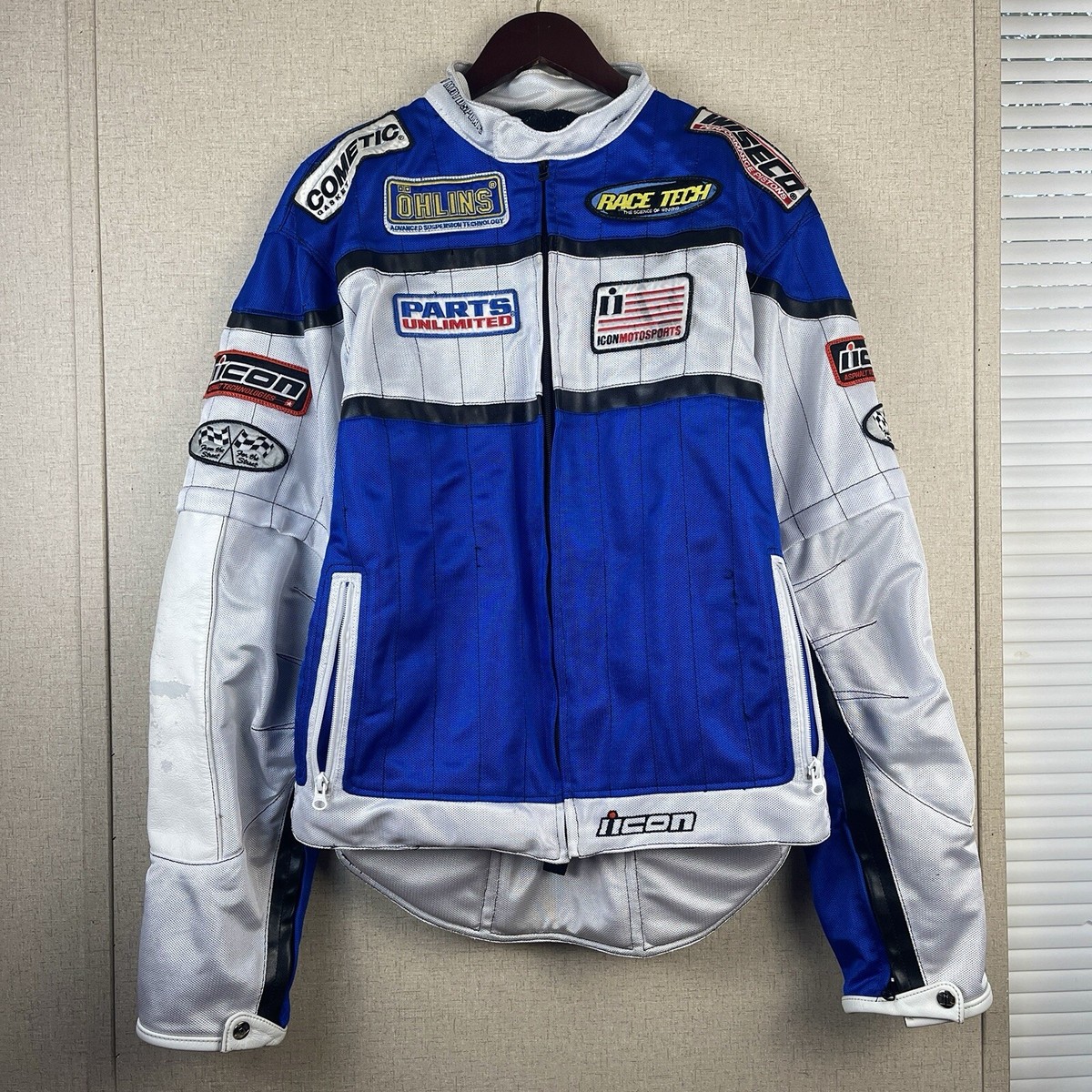 Icon Motorsports Motorcycle Racing Tarmac Jacket Mens XXL Coat