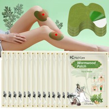 120Pcs Herbal Knee Patch Wormwood Plaster for Knee Support  Muscle Pain Relief