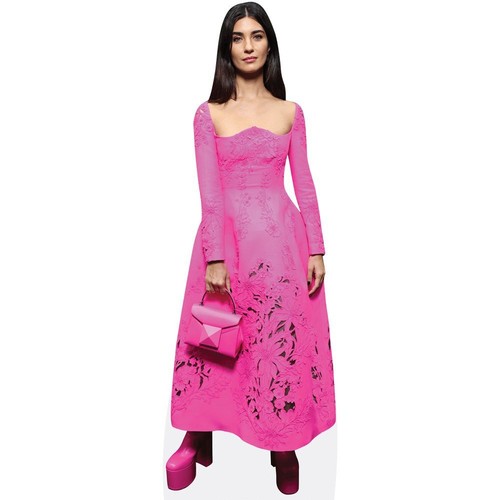 CANDACE CAMERON BURE (Pink Dress) Silhouette en carton Grandeur Nature