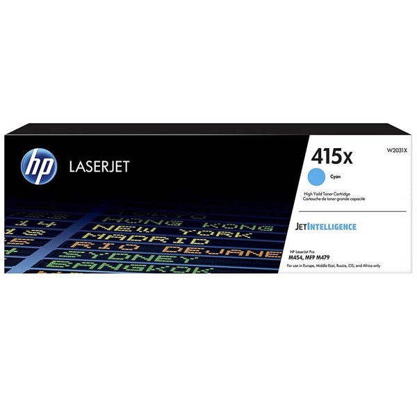 Hp 415X Original Toner Cyan, Blau, 6000 Seiten, Tonerkartusche, W2031X-image