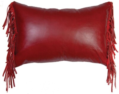 Leather Pillow Cover Throw Cushion Case Covers Hair Decorative Genuine Hide 38