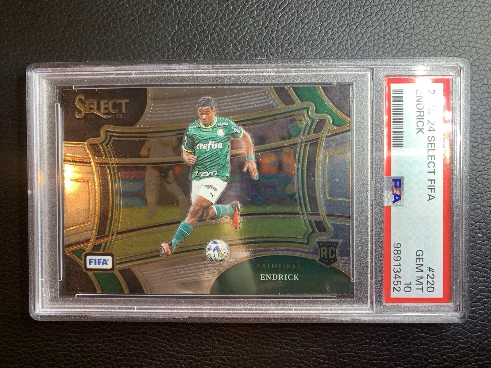 PSA 10!! 2023-24 Select FIFA - Endrick Rookie Field Level | eBay