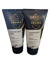 2 BATH  BODY WORKS MOONLIGHT ZEN BLACK CHAMOMILE HYDRATION BODY CREAM Travel Sz