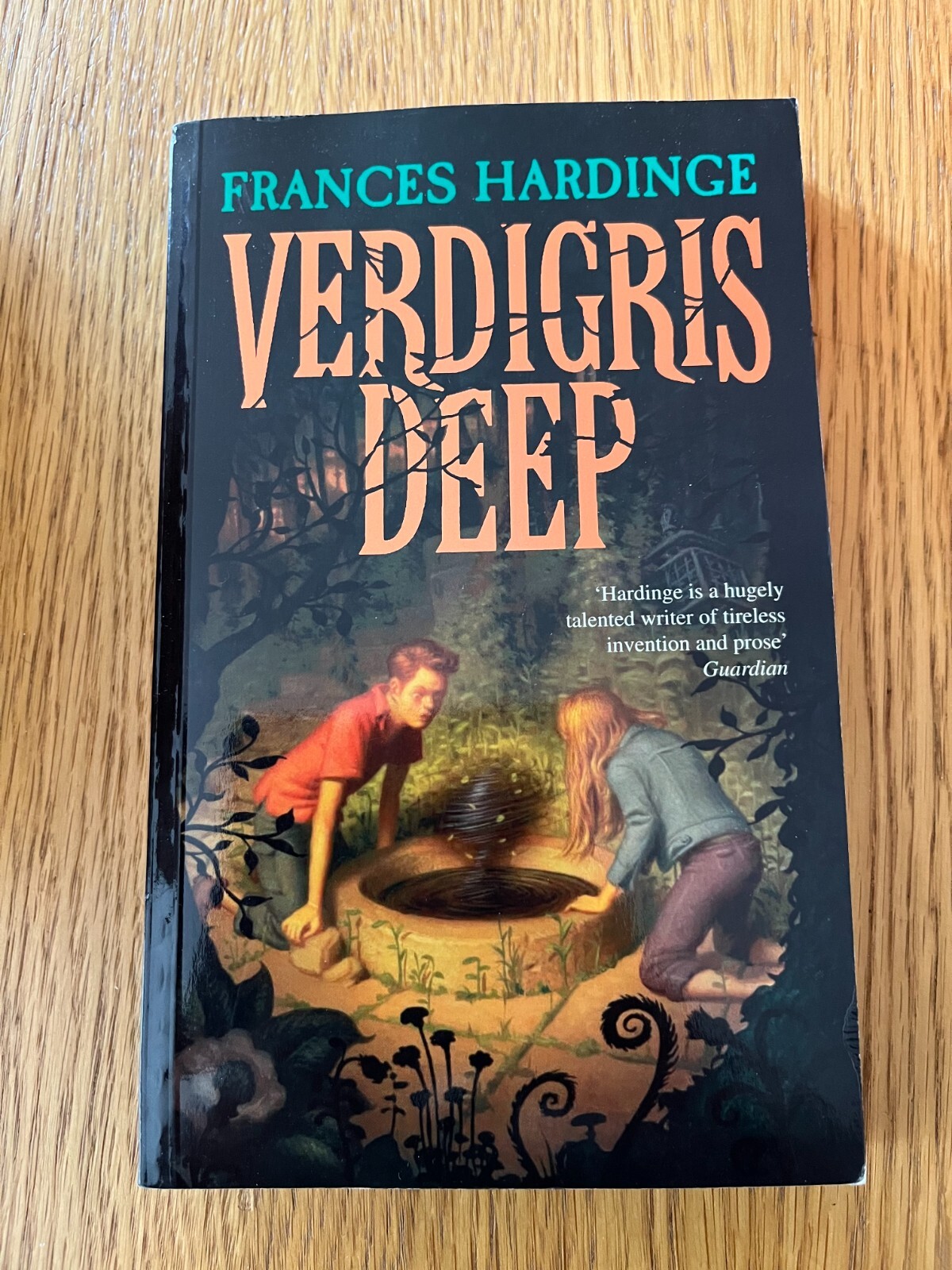VERDIGRIS DEEP by FRANCES HARDINGE - MACMILLAN - P/B -*PROOF*