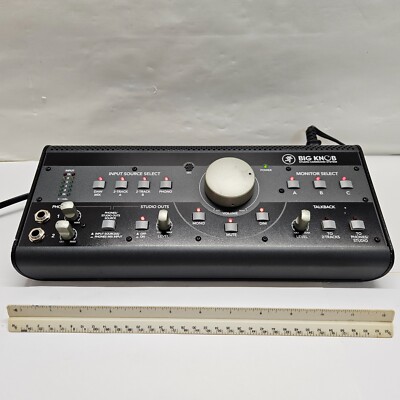 Mackie Big Knob Studio Command System desktop audio control center EUC
