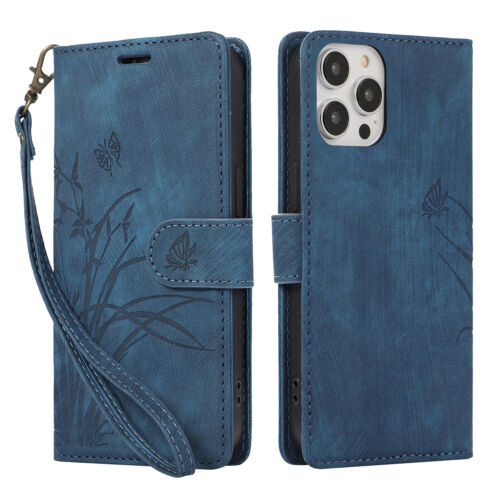 For iPhone 16 15 14 13 12 11 Pro Max Leather Women Wallet Flip Case Stand Cover - Picture 24 of 68