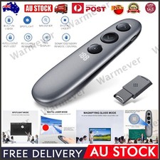 Wireless Spotlight Presentation Remote  Digital Laser Pointer Air Mouse Control