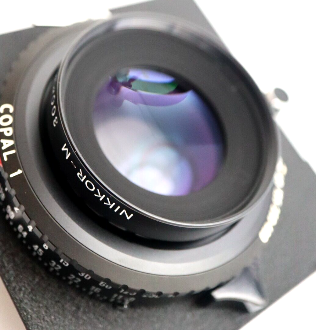 Nikon ニコン NIKKOR-M 300mm F9 COPAL 1 559 Nikon Nikkor M 300mm f9 with COPAL 1 Shutter BOARD ***N MINT