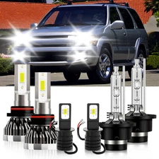 For Infiniti QX4 2001-2003 LED HID Headlight Kit+Fog Light Bulbs Combo 6000K