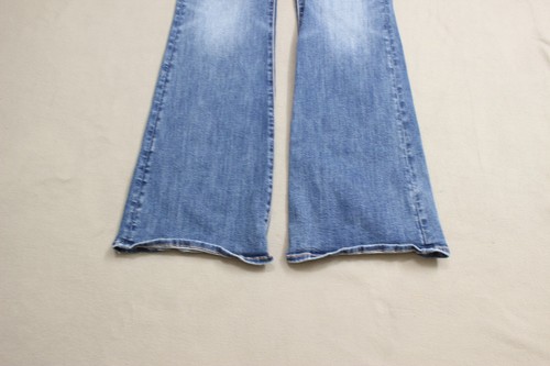 American eagle womens sz 6 blue denim high rise flared pant leg jeans - Picture 2 of 16